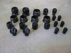 Yaesu FT-1000MP (Plain) Front panel Knob set (less VFO) in Excellent shape