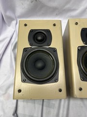2 Triad InRoom MINI Bookshelf Satellite Speakers Tested Working Painted