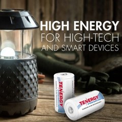 Tenergy Premium C and D High Capacity NiMH Rechargeable Batteries 1.2V Lot