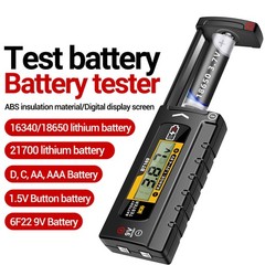 Home Use Battery Tester Household Checker for AAA AA C D 6F22 1.5V 9V Batteries