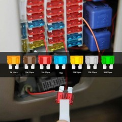 120Pcs Car Medium Blade Fuse Assortment Assorted Kit Blade Auto Truck Automotive