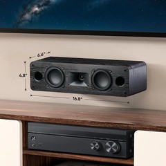 Versatile 17 Inch Center Channel Speaker, Home Cinema