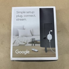 Google Chromecast with Google HD TV Snow (GA03131-US) OPEN BOX