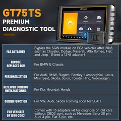 Foxwell GT75TS Full TPMS Bidirectional Scanner OBD2 Full System Diagnostic Tool