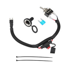 1 Set 37.5Cm 14.76″ Universal Automotive Switched Fuse Bypass Kit Fuse