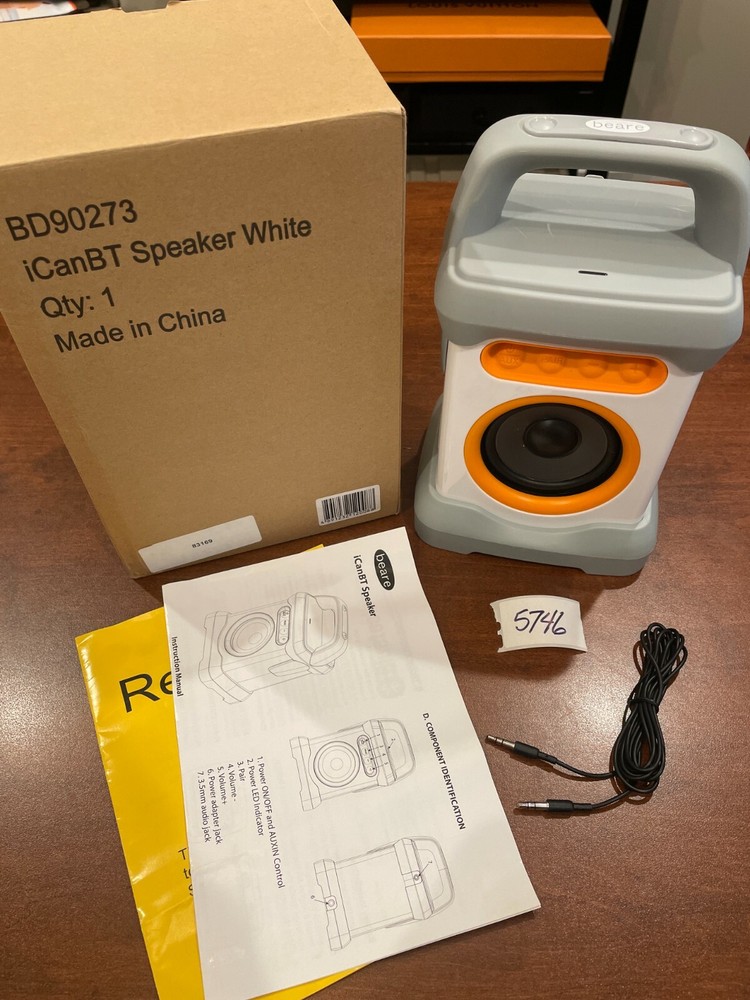 Beare iCanBT Bluetooth Speaker – Frontgate Water resistant Durable construction