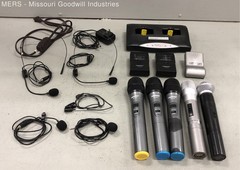 Lot Of 5 Microphones With Various Adapters & Accessories
