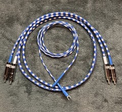 4 Ft. JMB CABLE CO Audiophile Turntable Phono RCA Cables w/Gnd. LOW Capacitance