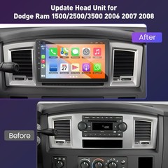 4GB RAM + 64GB ROM Android Car Radio for Dodge Ram 1500/2500/3500 2006 2007…