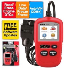 OBD2 Scanner AL329, Upgraded AutoLink AL319, Auto VIN, Check-Engine-Light