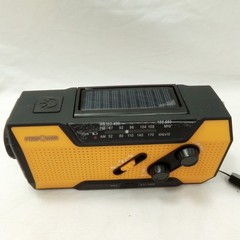FosPower FOSPWB2376 Crank Radio Solar Power Portable Emergency 2000mAh