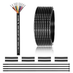 18 Gauge 10 Conductor Electrical Wire UL 2464 18 AWG 10 Wire 25FT 18AWG-10C