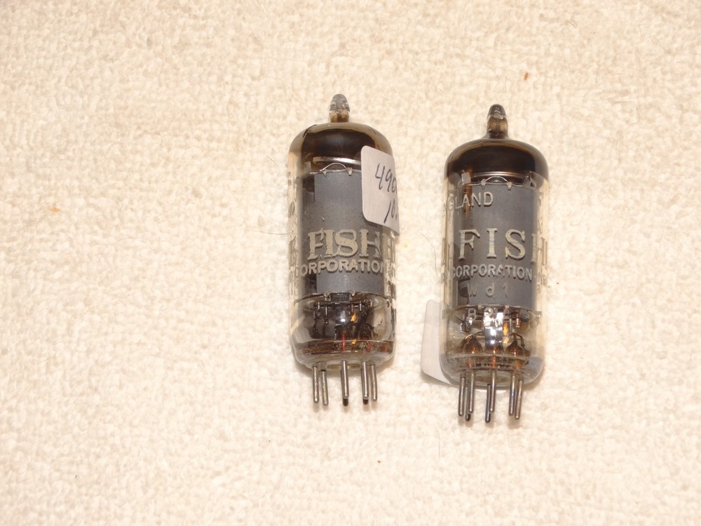 2 x 6AU6A/EF94 Mullard/Fisher Tubes *Very Strong Pair*#9