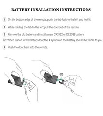 Bose Wave Music System Remote for AWRCC1, AWRCC2, III with New Battery Installed