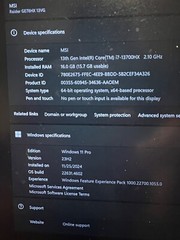 GE78HX 13VG, Computer, Laptop, Gaming Laptop, Used Gaming Laptop