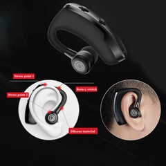 Bluetooth 5.3*Headset Wireless Noise Cancelling Driving Trucker Headphone Earbud