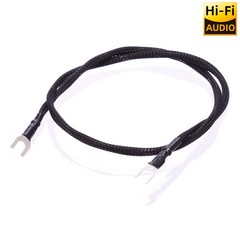 Ground Wire LP Vinyl Phono Cable Occ Silver Plated Jumper Cable Amplifier