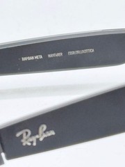 Ray-Ban Meta Wayfarer RW4006 Large Matte Black Clear (2023)