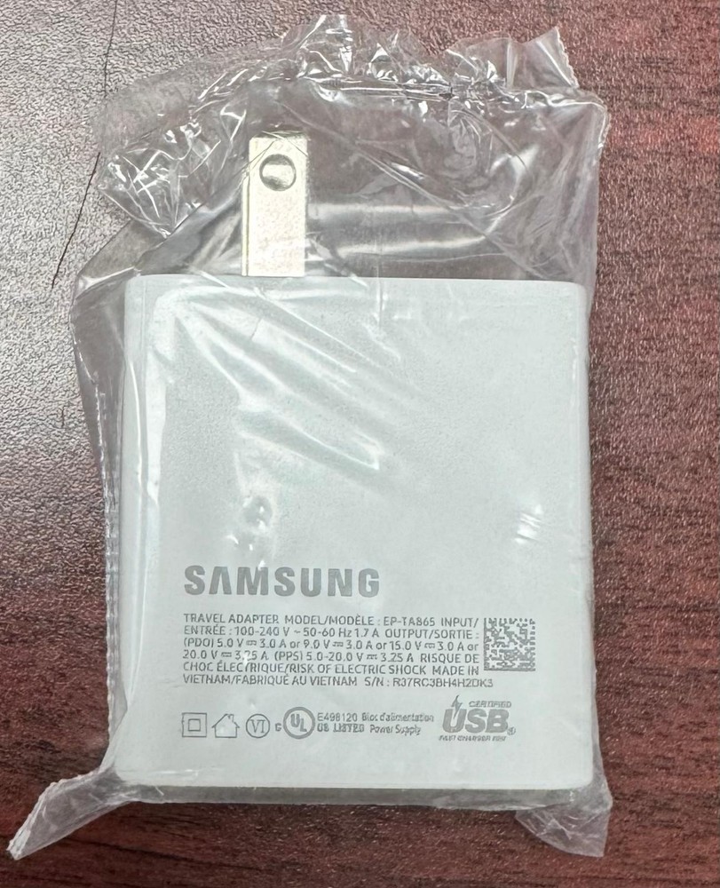 Genuine 65W EP-TA865 SAMSUNG Galaxy Book4 Pro 360 Fast Charging Power Adapter
