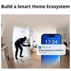 SONOFF CAM PT2 Wifi Smart Home Security Camera Night Vision 360° Panoramic View