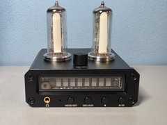 Douk Audio P2-FM Magic 6E2 Preamp Stereo Headphone Tube Amplifier w/ Sound Level