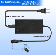 24V AC Adapter For RAZOR E100 Glow Electric Scooter for Kids
