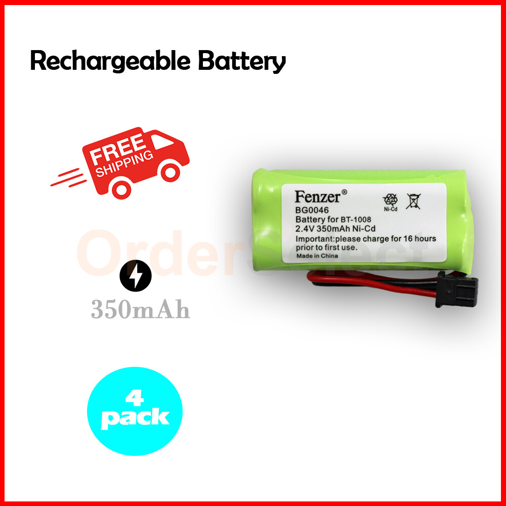 4 Fenzer OEM BG0046 BG046 Cordless Home Phone Rechargeable Replacement Battery