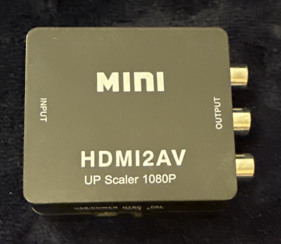 HD 1080P HDMI-compatible To AV RCA CVBS Adapter Mini for HDMI2AV Video Converter