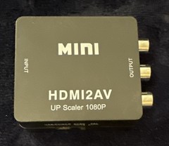 HD 1080P HDMI-compatible To AV RCA CVBS Adapter Mini for HDMI2AV Video Converter