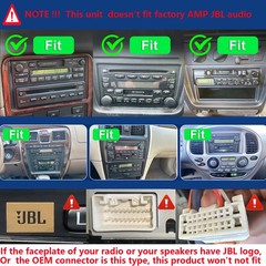 For Toyota 4Runner 1990-2002 Wireless Android Auto CarPlay GPS Car Stereo Radio