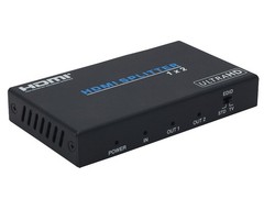 2 Port HDMI Amplified Splitter (Video/Audio) 4Kx2K @60Hz / 4:4:4 / HDCP2.2