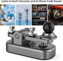 Morse Code Key with Corrosion-Resistant Aluminum Body