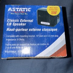 Astatic VS4 302-VS4 5W/8Ω Noise Cancelling External Classic CB Speaker BRAND NEW