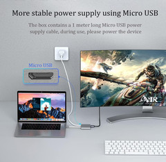 Displayport to Dual HDMI MST DP to 2 HDMI Converter Adapter 4K Laptop Desktop