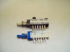 Push Button Switch Repair Kit for Pioneer RG-2, RG-9, Processor / Tape Monitor