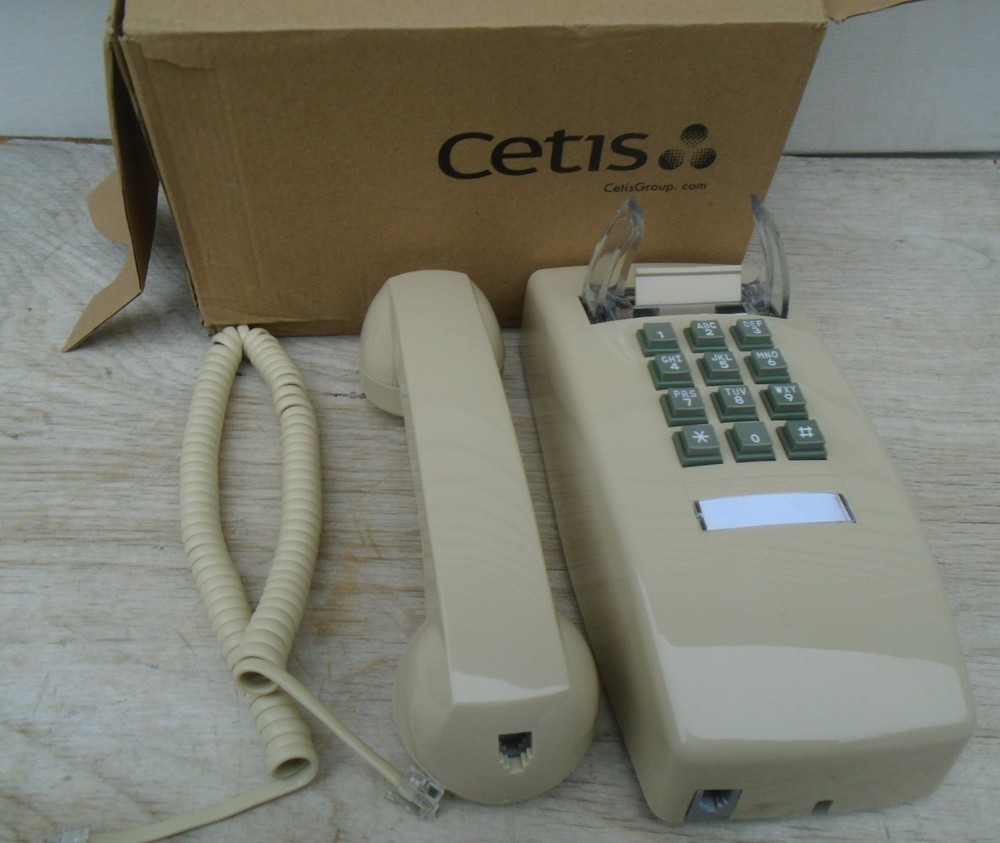 NEW Cetis 2554W Aegis Standard Wall Phone Ash Bell Hotel