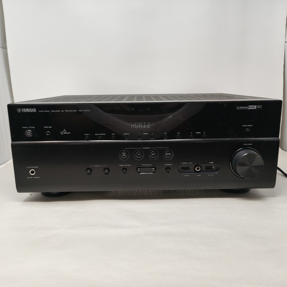 Yamaha RX-V673 7.2 Channel A/V Receiver – Black