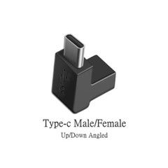 Angle 90° Type C Male To Female USB 3.1 OTG Converter Adapter Plug Extender Jack