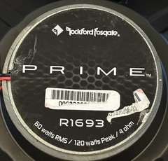 Rockford Fosgate Prime R1693 6x9in 3-Way Coaxial Car Speakers, 60W RMS NEW