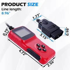 Automotive OBD2 Scanner Code Reader Car Diagnostic Scan Tool Check Engine Fault