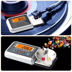0.005g Mini Digital Turntable Stylus Force Gauge LED Arm Load Meter