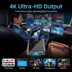 2026 NEW Wireless CarPlay AI Box Android Auto Video Dongle Netflix YouTube 32GB