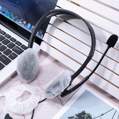 Headphone Ear Covers 100 Pcs Disposable Sanitary Non Woven Stretch Earpad 6.5cm