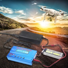 B6 Battery Charger AC 80W Mini Lipo Balance Charger/Discharger with Power Supply