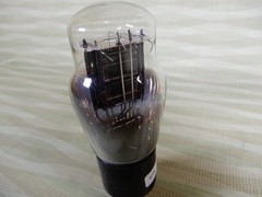 Sylvania Green Leaf Type 45 Vacuum Tube Amplitrex Tested 113% Gm