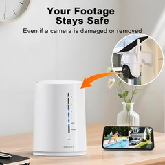 ANRAN Solar Battery Powered Wireless Security Camera System WiFi IP Outdoor Home
