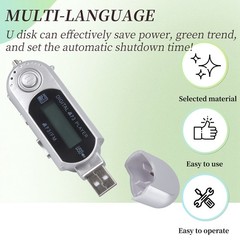 MP3 Player USB 2.0 Small Flash Drive Multilanguage LCD Music Player with 39325
