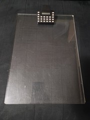 Vintage Clear Clipboard Calculator Works Made In Hong Kong