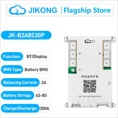 JIKONG BMS 3S 4s 5s 6s 7s 8s 100a 200a 300A Smart bms Lifepo4 Li-ion Lithium 12v
