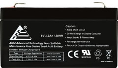 ExpertBattery for GE Home Security Alarm System Panel Battery 6V 1.2Ah, 6V 1.3Ah